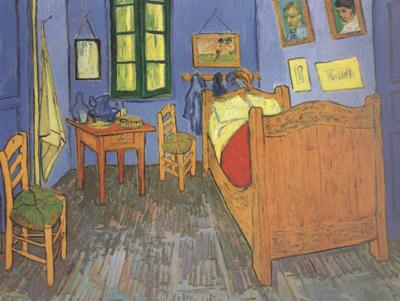 Vincent Van Gogh Vincent's Bedroom in Arles (nn04) oil painting image